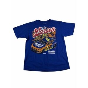 Kyle Larson #5 Hendrick Motorsports NASCAR T-Shirt Blue XL Graphic Tee